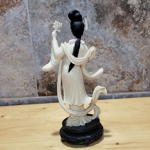 VTG Vita Hong Kong Geisha Woman Asian Girl Figurine Statue Celluloid Painted Dec - Picture 3 of 12